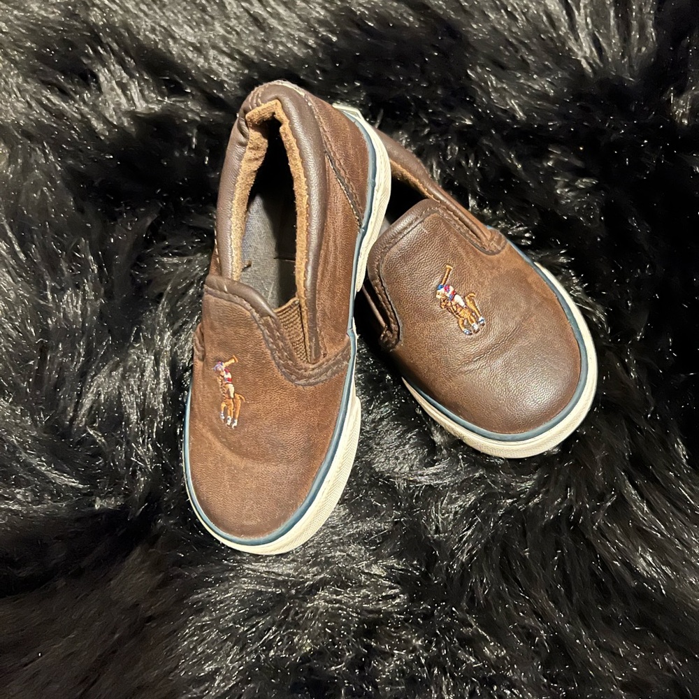 Toddler boy Polo shoes.